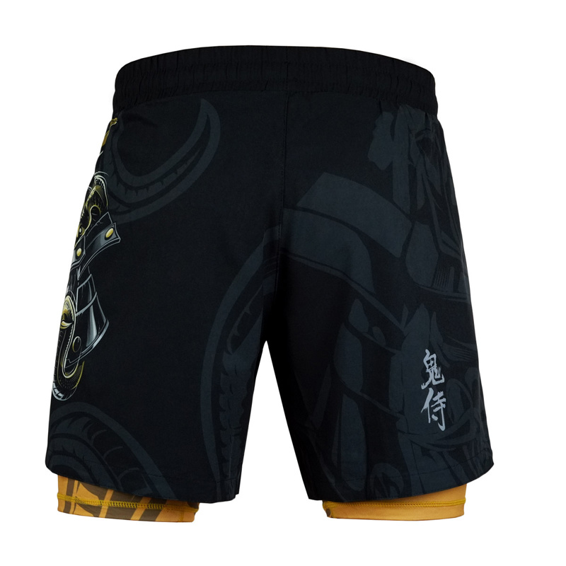 GROUNDGAME oni hybrid FIGHTSHORTS - BLACK